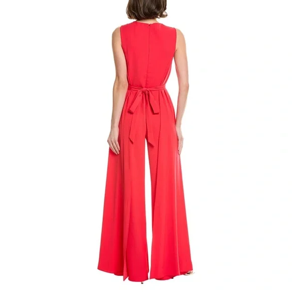 Black Halo Eve Alistar Wide-Leg Jumpsuit Size 6 NWT - Picture 2 of 8